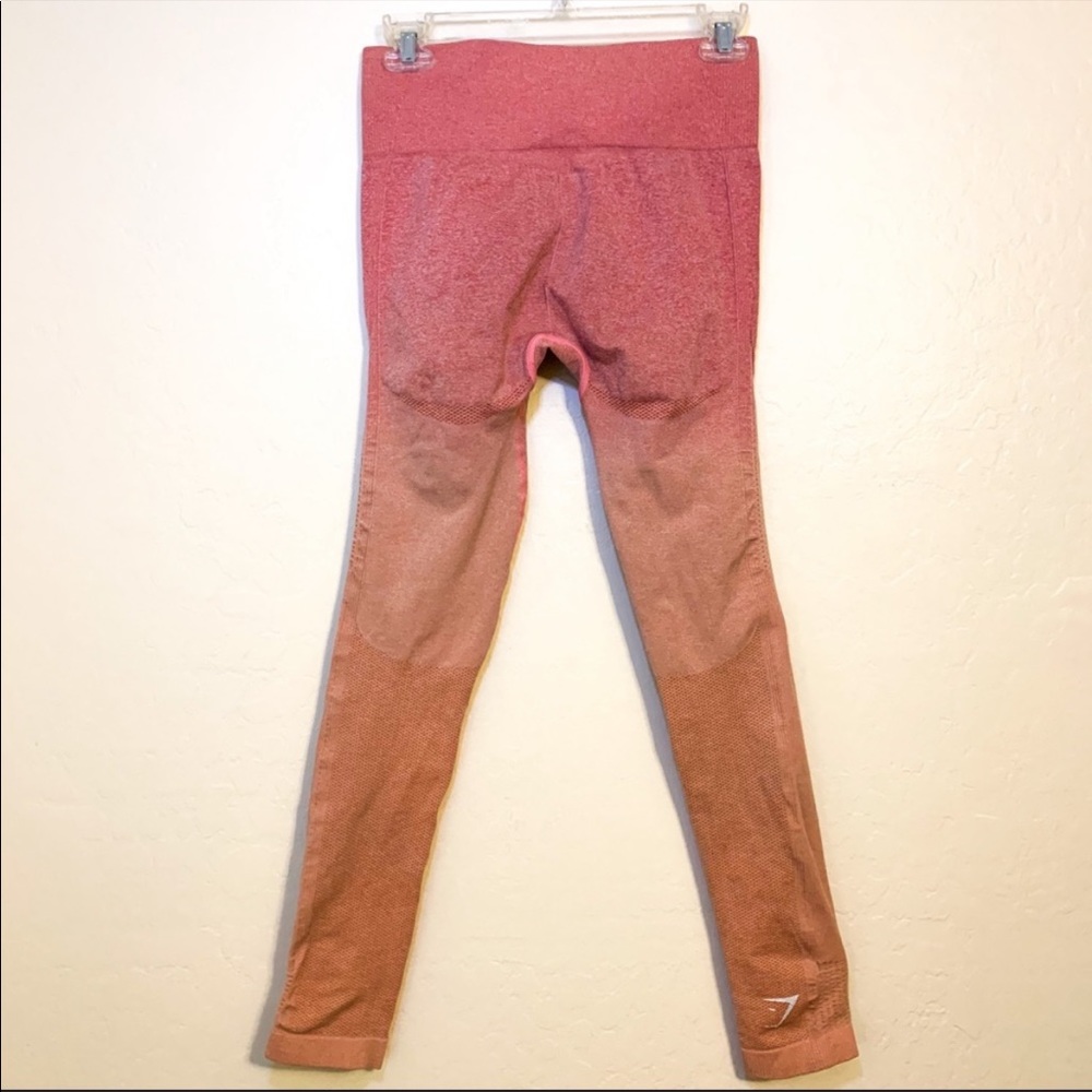 Gymshark Seamless Leggings Peach Coral Small
